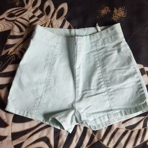 Blue hotpants shorts